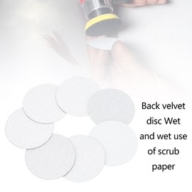 OTOTEC 140pcs 75mm Sanding Discs Pads Velvet Backed Disc Wet Dry Sandpaper 80 120 180 240 320 400 600 Grits Sandpaper for Die Grinders Air Grinders Electric Drills