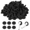 100Pcs Earphone Sponge Mesh Cushion Pads,Replacement Foam Earbud Earpad,Ear Earbuds