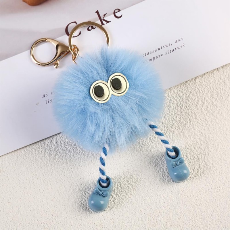 School Bag Accessories Keyring for Children, Boys and Girls, Blue,