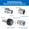Premium Pressure Washer Quick Connect Kit - M22 Swivel to