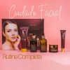 Cuidado Facial Kit Caviar Tónico Serum Crema Colágeno 5pz F