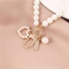 JJLFresheners Gold Women's Imitation Pearl Chain Key Chain Backpack Key