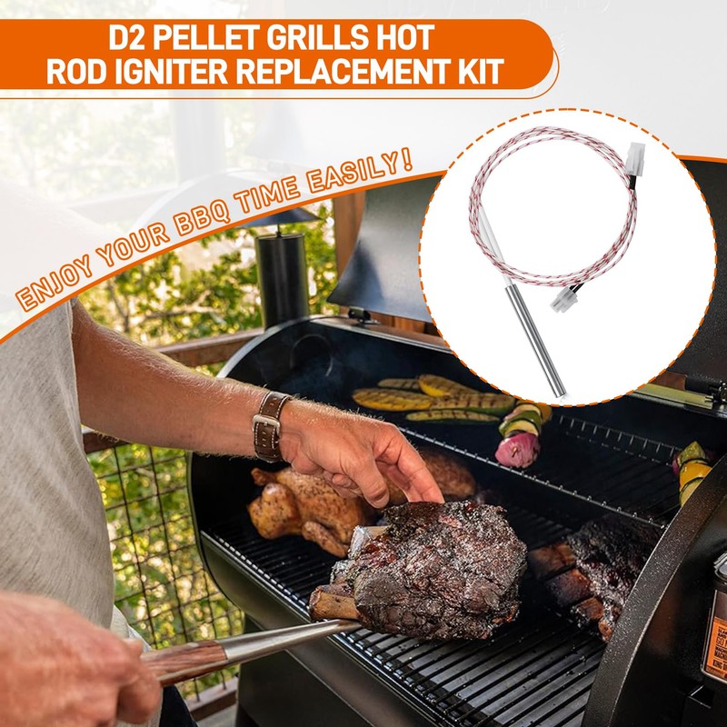 KIT0255 Hot Rod Igniter Replacement for Traeger D2 Pellet Grills