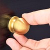 Tiazza Pack of 4 Round Solid Brass Knobs Antique Drawer