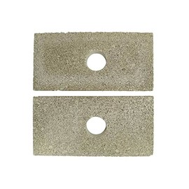 Quadra-Fire Isle Royale Brick w/Hole - 2 Pack (SRV434-0620)