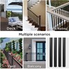 Deck Balusters, 32"x0.8" 101 PCS Aluminum Deck Railing, Aluminum Alloy