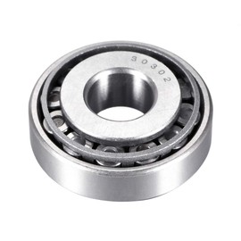 sourcing map 30302 Tapered Roller Bearing Cone with Shell 15 mm ID 42 mm OD 14 mm Thickness for Freight Trailer