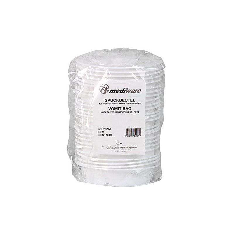 Mediware Burp Bags Pack of 25