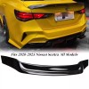 Unbranded FOR 2020-2025 NISSAN SENTRA R STYLE GLOSS BLACK HIGH