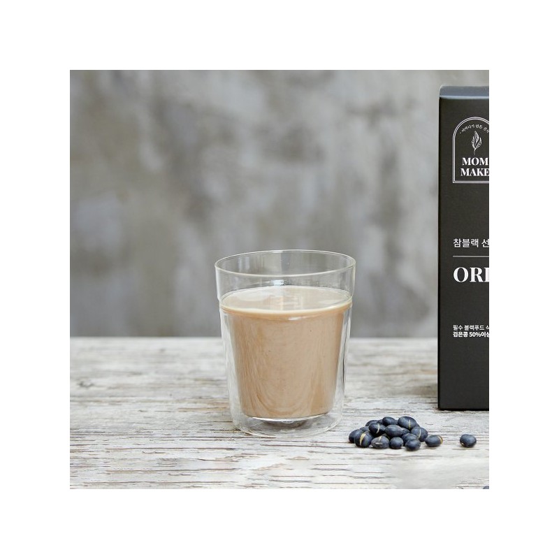 Mommake 참 블랙 선식 대용량(원통) 500g 1개 Pure Black Meal