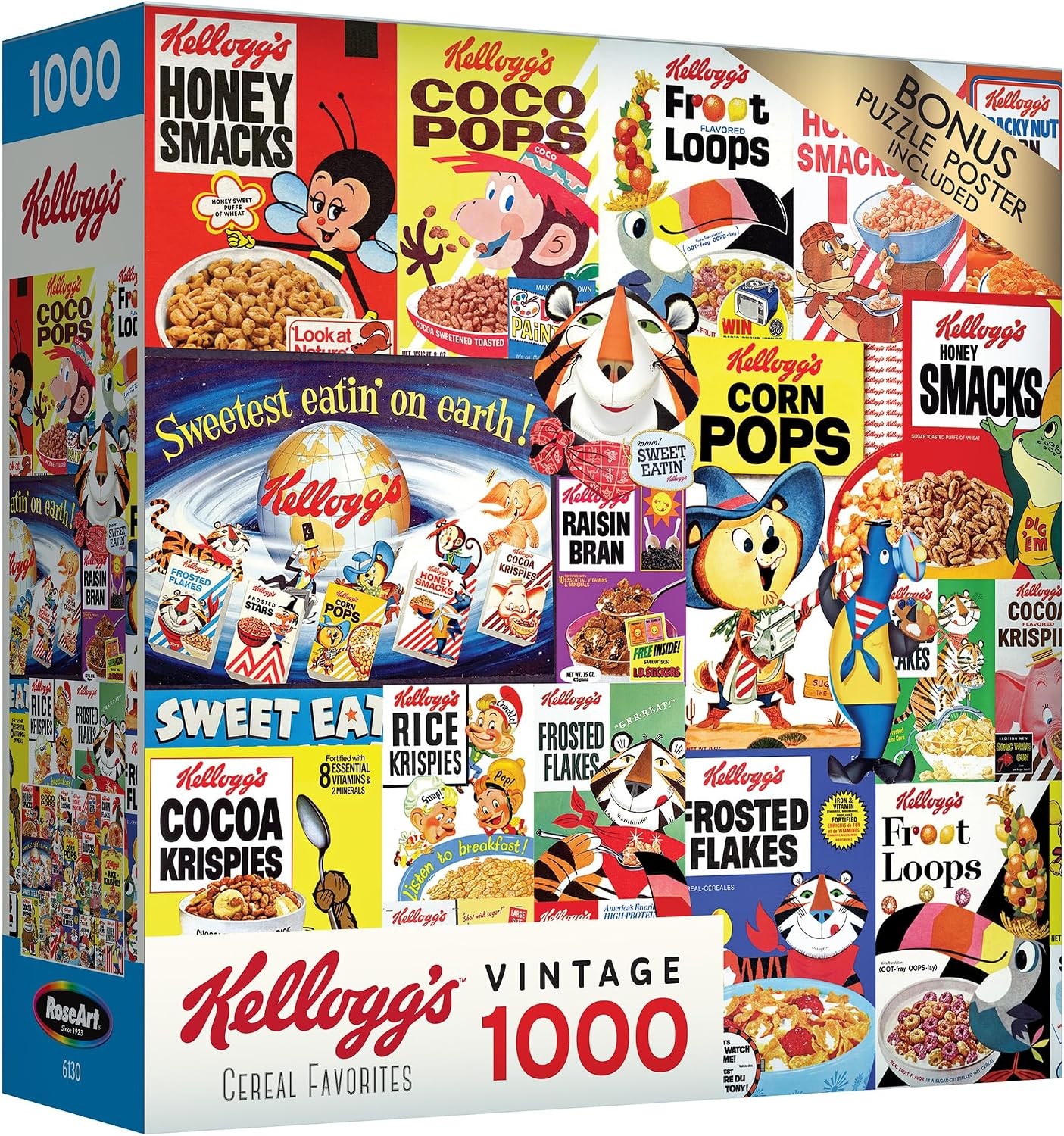 Lafayette Puzzle Factory RoseArt - Kelloggs - Rompecabezas de 1000 Piezas para Adultos