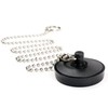 Lines One Rubber Tub Stopper with Chain 1-1/2 inches Pack
