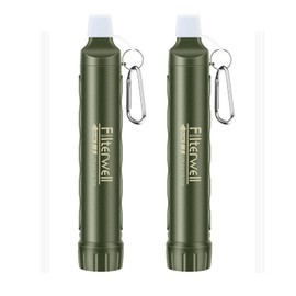 Tentock Water Filter Outdoor Lightweight Portable Water Filters Grayl Life Raw Water Treatment Bottle Drinking Water Faucets Lifestraw Emergency Gear Survival Gadget HikingReliefWarfareCamping (2)