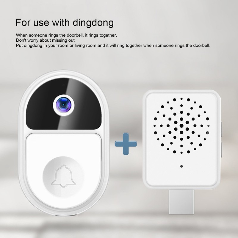 Video Doorbell 2 Way Talk Wifi 1080P HD Night Vison