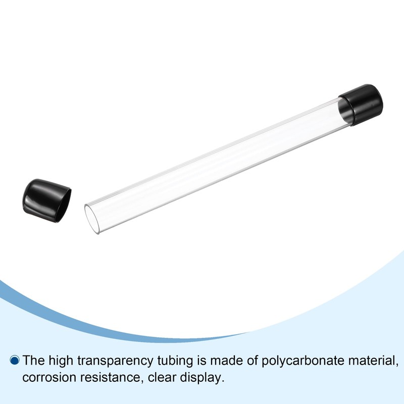 QUARKZMAN Clear Storage Tube 20 x 24 mm Small Plastic