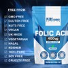 Folic Acid Tablets 400 mcg Vegan Vitamin B9 Tablets -