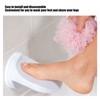 Suction Cup Shower Foot Rest,Shower Foot Rest for Shaving Legs,