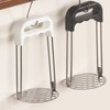 2 manual mashed potato grinders, stainless steel mashed potato pad