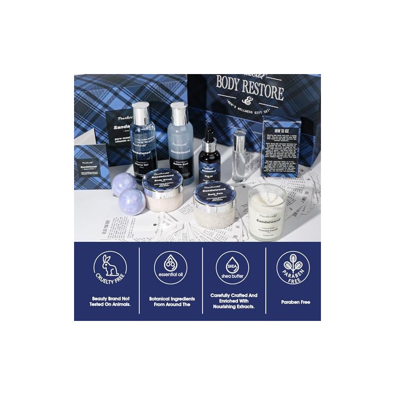 PEARLWORLD- Set de baño con regalos de spa con aroma
