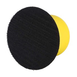 Bloques de Lijado a Mano Redondos Bloque de Almohadilla de Lijado Manual de Espuma de Gancho Y Bucle de 2/3/4/5 Pulgadas sin Polvo(3 Inch)