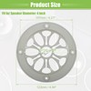 A ABSOPRO 4" Car Speaker Grille Cover Round with Screws