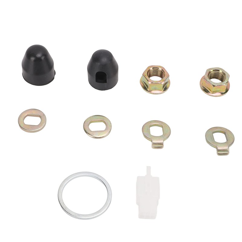 M14 Nuts Washer Kit Bicycle Hub Motor Nuts Kit Steel