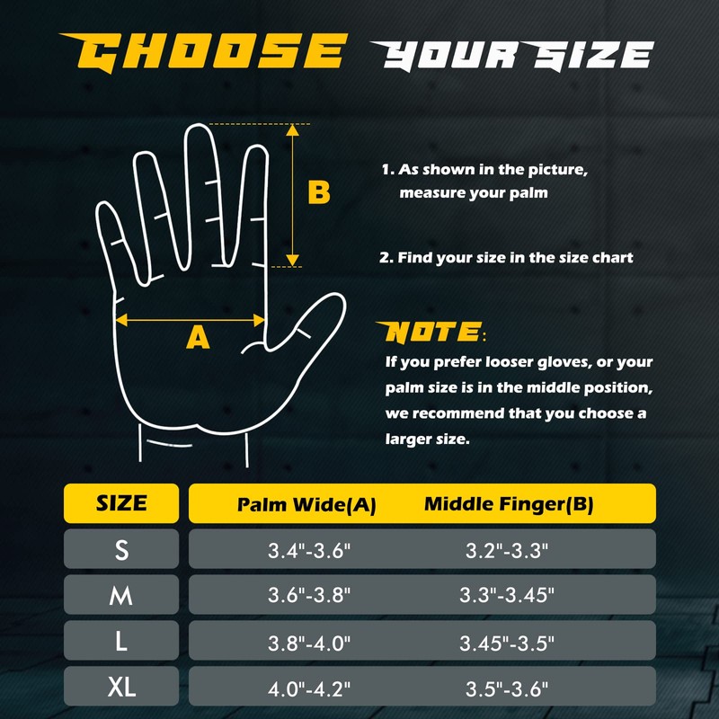 FREETOO Full-Finger Workout Gloves for Men, Padded Gym Gloves with