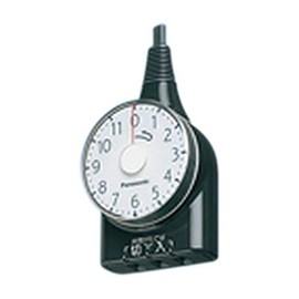 Panasonic Dial Timer, 11 Hour Type, 3.3 ft (1 m) Cord Included, Black