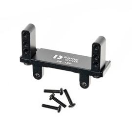 RampCrab Servo Mount Bracket for CR18P, Adjustable Servo Mount Bracket, 1/18 RC Car Steering Servo Mount for CR18P EVO & EVO PRO Upgrade Parts, Aluminium Alloy, Black