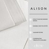 Elrene Home Fashions Alison Hemstitch Border Cloth Fabric Dinner Napkin,