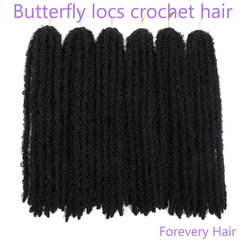 Forevery Butterfly Locs Crochet Hair 30 Inch Distressed Locs Crochet