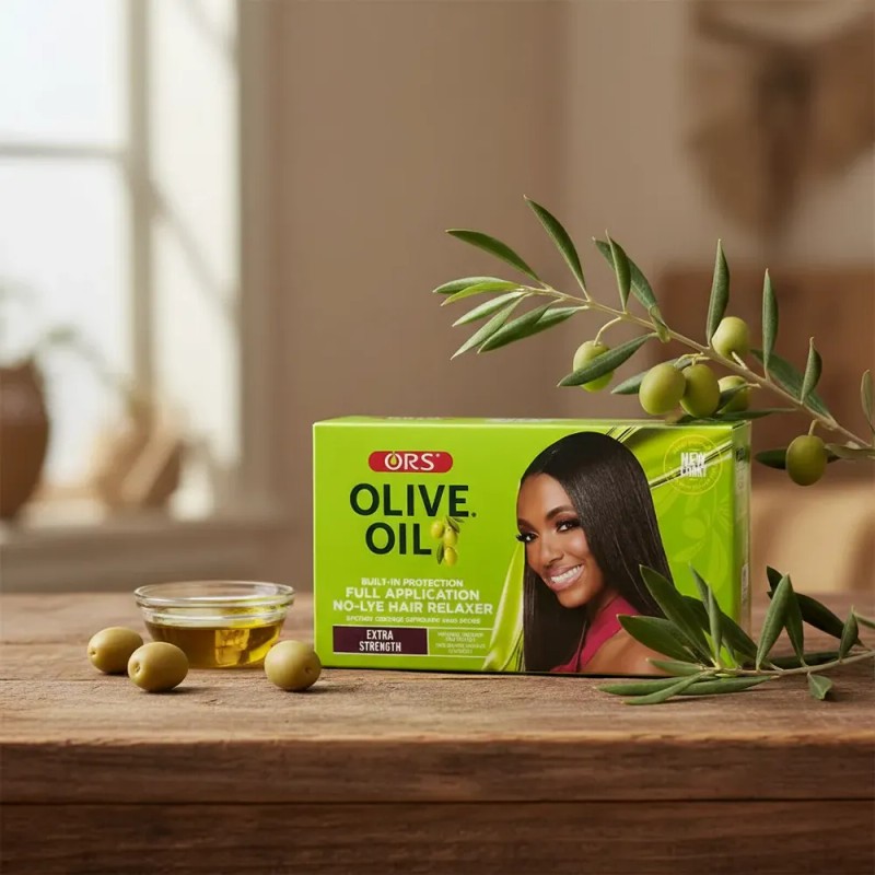 Ors Olive Oil Relaxer Extra Fuerte 470g Sachet Kit