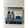 Kitchen San Jamar STK1008 Kitchen Saf-T-Knife Safety Station Wall Mount