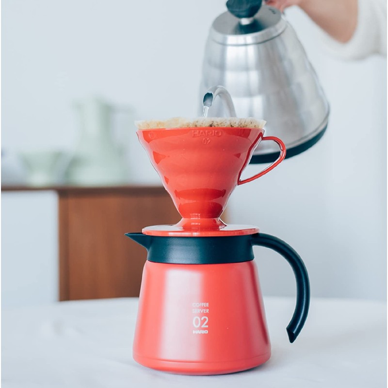 HARIO VDR-01-R V60 Transparent Coffee Dripper 01 Red Coffee Drip