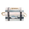 MYBOXES Wooden Box in Maritime Design in 3 Sizes (21.5