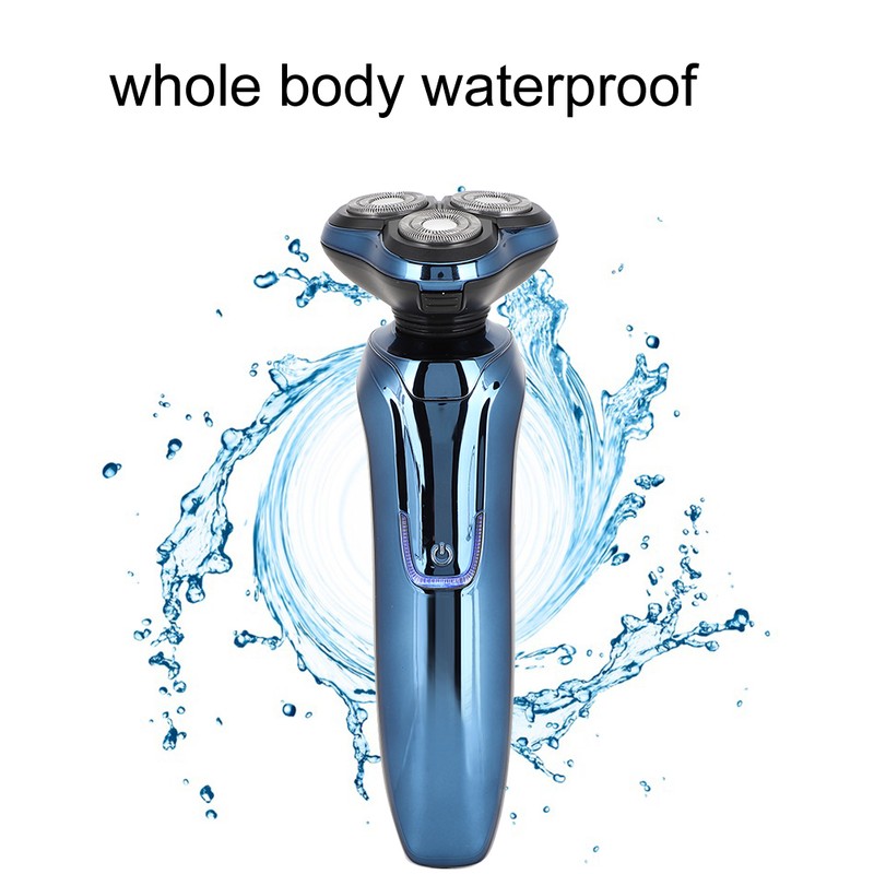 Electric Shaver Waterproof Rechargeable Close Fitting Beard Shaving Trimming Tool