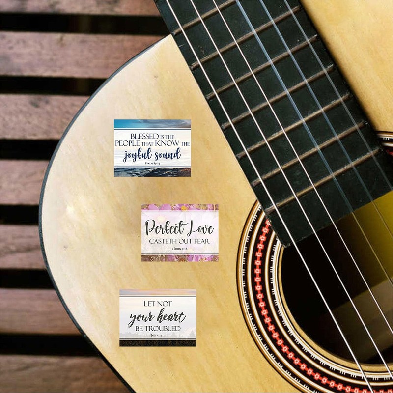 50 Sheets Bible Verse Stickers Christian Inspirational Decals for Phone