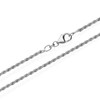 NKlaus 5698 Cord Chain Necklace 925 Silver 50 cm Width