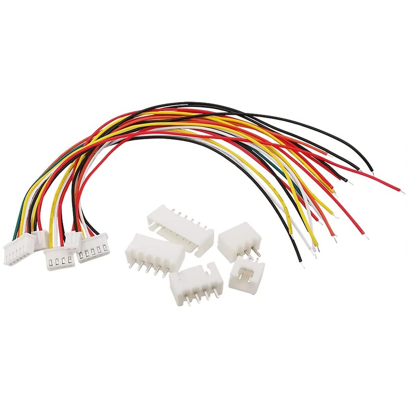 Harissess 450 Pieces 2.0 mm JST PH Connector Kit with
