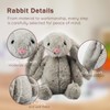 TIVUNORON Rabbit Cuddly Toy, 28 cm Easter Rabbit Plush Toy,