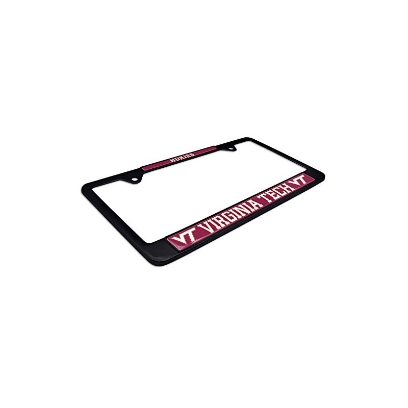Black Metal License Plate Frame - Second Generation - Mascot