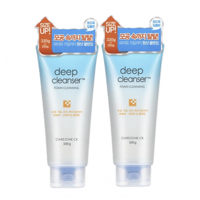 Care Zone CK Deep Clean Foaming Cleanser Large Capacity 330ml+330ml