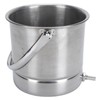 Enema Bucket Kit 1.6L Stainless Steel Bucket Reusable Shower Enema