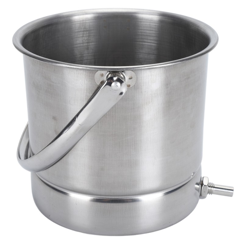 Enema Bucket Kit 1.6L Stainless Steel Bucket Reusable Shower Enema