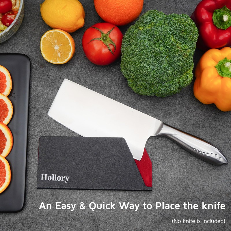 Hollory Kitchen Knife Guards, Universal Blade Covers, Abs Plastic BPA-Free