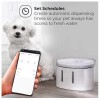 Home Zone Pet Smart Wireless Water Fountain Dispenser for Small