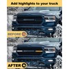 OKLSG LED Grille Light Bars for 2019-2024 Dodge Ram 1500