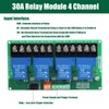 DIANN 30A 4 Channel Relay Module 5V Relay Module Expansion