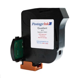 PostageInk.com IXINK1 Red Ink Cartridge for iX-1 Postage Meters Sure.Jet # A0146668