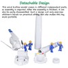 Miracland Wind Turbine Model, Wind-up Windmill Model Toy 21.65 Inch